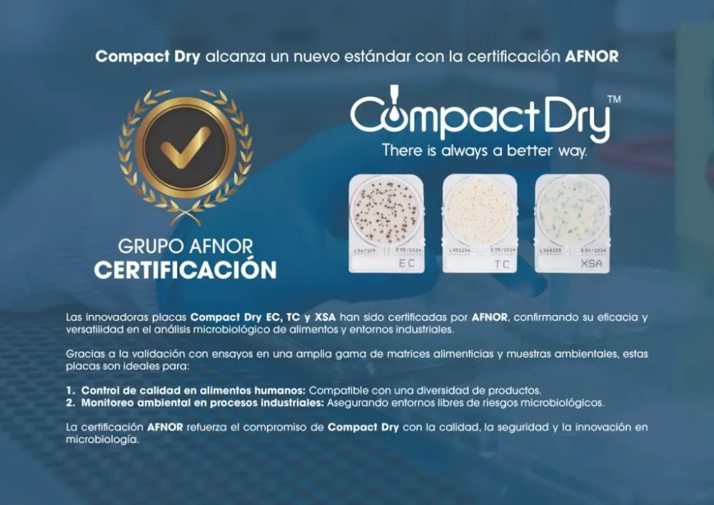 Certificación AFNOR de las placas Compact Dry EC, TC y XSA